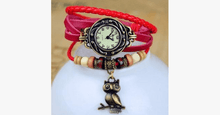 Load image into Gallery viewer, Owl Vintage Wrap Watch - FREE SHIP DEALS