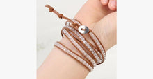 Load image into Gallery viewer, Topaz Crystal Wrap Bracelet