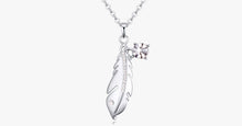 Load image into Gallery viewer, Silver Feather Pendant