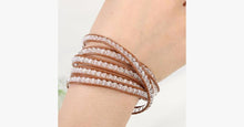 Load image into Gallery viewer, Topaz Crystal Wrap Bracelet