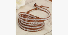 Load image into Gallery viewer, Topaz Crystal Wrap Bracelet