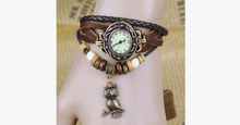 Load image into Gallery viewer, Owl Vintage Wrap Watch - FREE SHIP DEALS