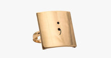 Load image into Gallery viewer, Semicolon Adjustable Ring