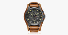Load image into Gallery viewer, Leather Strap Black Watch - FREE SHIP DEALS