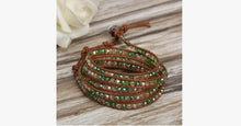 Load image into Gallery viewer, August Peridot Wrap Bracelet - FREE SHIP DEALS