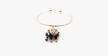 Load image into Gallery viewer, Elegant Rose Gold Elephant Charm Bangle - FREE SHIP DEALS