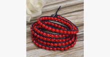 Load image into Gallery viewer, Royal Red Wrap Bracelet