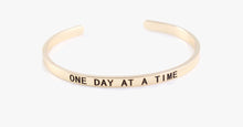 Load image into Gallery viewer, One Day At A Time Engraved Bangle - FREE SHIP DEALS