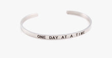 Load image into Gallery viewer, One Day At A Time Engraved Bangle - FREE SHIP DEALS