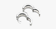 Load image into Gallery viewer, Silver Hoop Earrings