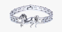 Load image into Gallery viewer, Punk Horse Stainless Steel Charm Bracelet - FREE SHIP DEALS