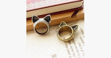 Load image into Gallery viewer, Vintage Kitty Love Ring - FREE SHIP DEALS