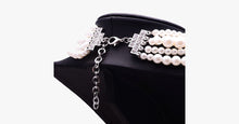 Load image into Gallery viewer, Royal Rhinestone Pearl Beads Long Necklace
