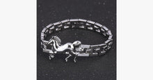 Load image into Gallery viewer, Punk Horse Stainless Steel Charm Bracelet - FREE SHIP DEALS
