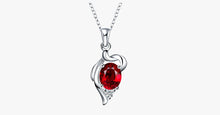 Load image into Gallery viewer, Elegant Ruby Crystal Necklace - FREE SHIP DEALS