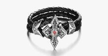 Load image into Gallery viewer, Ruby Cross Men's Bracelet