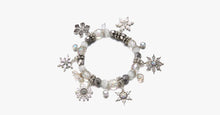 Load image into Gallery viewer, White Christmas Charm Bracelet - FREE SHIP DEALS