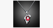 Load image into Gallery viewer, Elegant Ruby Crystal Necklace - FREE SHIP DEALS