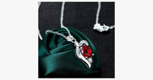 Load image into Gallery viewer, Elegant Ruby Crystal Necklace - FREE SHIP DEALS