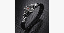 Load image into Gallery viewer, Ruby Cross Men's Bracelet
