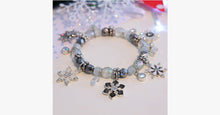 Load image into Gallery viewer, White Christmas Charm Bracelet - FREE SHIP DEALS
