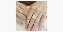 Load image into Gallery viewer, Bold Stack-able Midi Ring Set - FREE SHIP DEALS