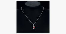 Load image into Gallery viewer, Elegant Ruby Crystal Necklace - FREE SHIP DEALS