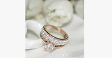 Load image into Gallery viewer, Austrian Crystal Double Band Ring - FREE SHIP DEALS