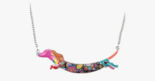 Load image into Gallery viewer, Running Dog Pendant Necklace