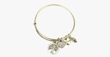 Load image into Gallery viewer, Tree of Life Charm Bangle