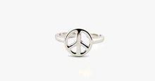 Load image into Gallery viewer, Silver Peace Toe Ring - FREE SHIP DEALS