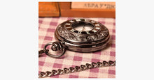 Load image into Gallery viewer, Classic Black Pocket Watch - FREE SHIP DEALS