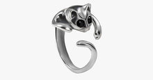 Load image into Gallery viewer, Silver Plated Cat Ring - FREE SHIP DEALS