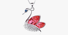 Load image into Gallery viewer, Swan Silver Plated Pendant