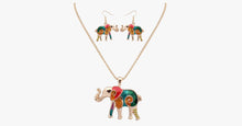 Load image into Gallery viewer, Elephant Hippie Pendant Set - FREE SHIP DEALS