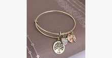 Load image into Gallery viewer, Tree of Life Charm Bangle