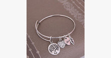 Load image into Gallery viewer, Tree of Life Charm Bangle