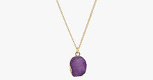 Load image into Gallery viewer, Purple Druzy Stone Necklace - FREE SHIP DEALS