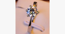 Load image into Gallery viewer, Silver Plated Crystal Ring - FREE SHIP DEALS