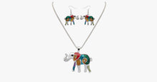 Load image into Gallery viewer, Elephant Hippie Pendant Set - FREE SHIP DEALS