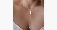 Load image into Gallery viewer, Triangle Bar Necklace