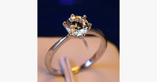 Load image into Gallery viewer, Silver Plated Crystal Ring - FREE SHIP DEALS