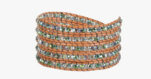 Load image into Gallery viewer, Green Crystal Wrap Bracelet - FREE SHIP DEALS