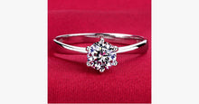 Load image into Gallery viewer, Silver Plated Crystal Ring - FREE SHIP DEALS