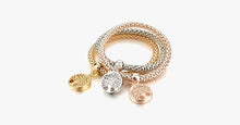 Load image into Gallery viewer, Austrian Rhinestones Tree of Life Charm Mesh Bracelet - FREE SHIP DEALS