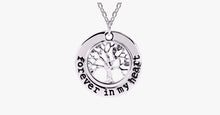 Load image into Gallery viewer, Forever in My Heart-Tree Pendant - FREE SHIP DEALS