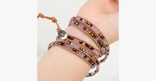 Load image into Gallery viewer, Purple Gold Wrap Bracelet - FREE SHIP DEALS