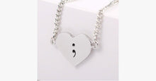Load image into Gallery viewer, Semicolon Link Bracelet
