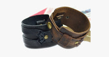 Load image into Gallery viewer, Leather Wide Cuff Bracelet - FREE SHIP DEALS
