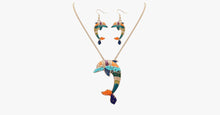 Load image into Gallery viewer, Dolphin Hippie Pendant Set - FREE SHIP DEALS